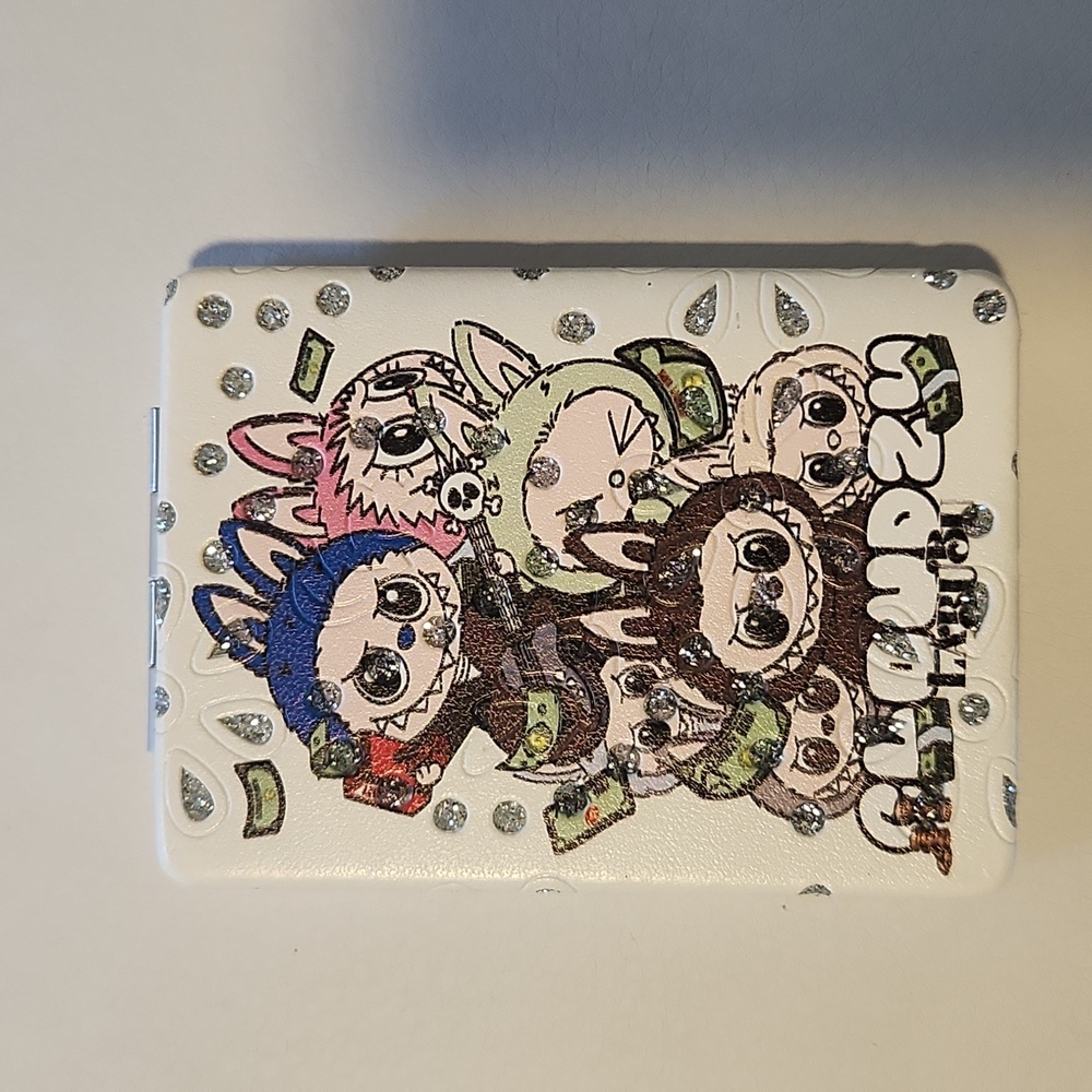 Labubu little monster compact mirror